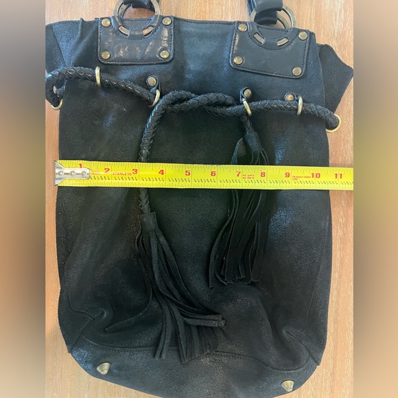 CARLA MANCINI leather fringed bag - Picture 5 of 6